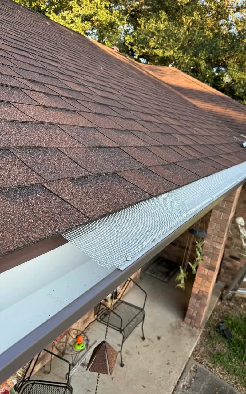Gutter Screen Installation